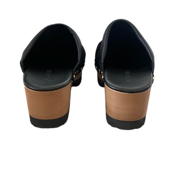 M.Gemi The Greta Black Suede Clogs | Women’s Size 7 - Picture 4 of 5